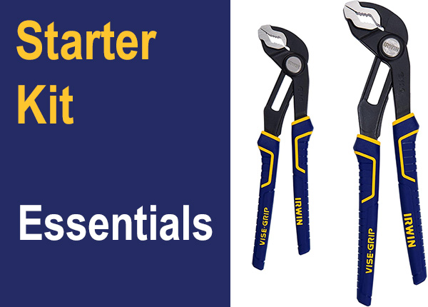 Irwin GrooveLock Pliers - Starter Kit Essentials