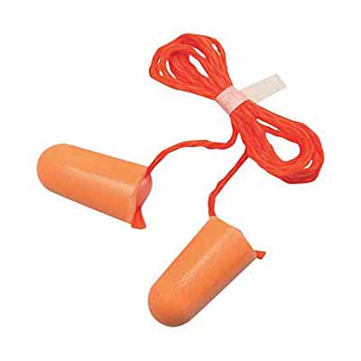 3M 1110 Corded Disposable Earplug Pack Of 10 Pairs