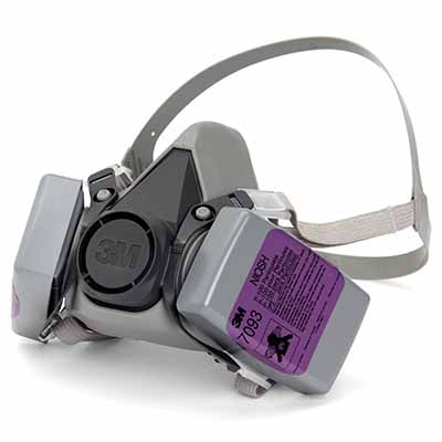 3M 6200 Series P100 Double HALF FACE Mask Respirator Bundle Set