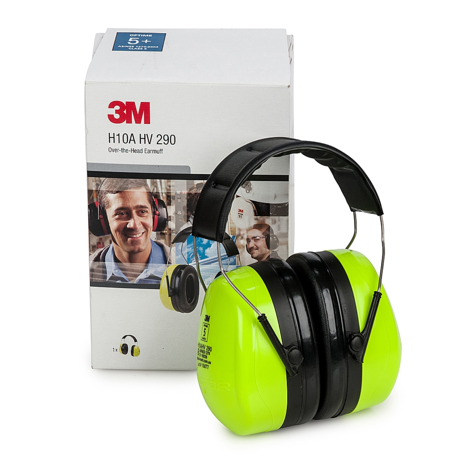 3M Peltor H10A HI-VIS Headband Earmuff HV 290 33dB