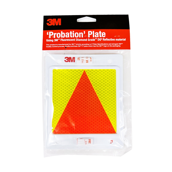 3M Probation Plate (Reflective License Plate)