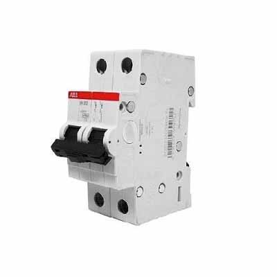 ABB SH202-B32, Miniature Circuit Breaker (MCB), 2 Pole, 32A
