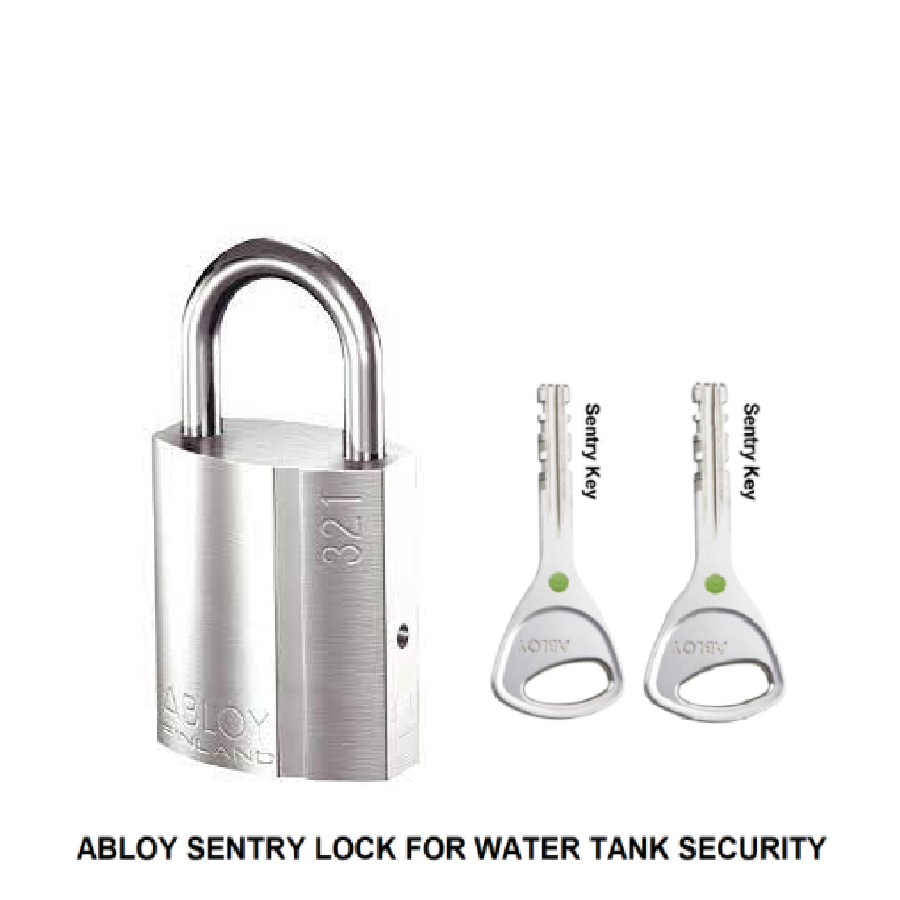 Abloy SENTRY PL321 20MM Stainless Steel Padlock For Water Tank Security
