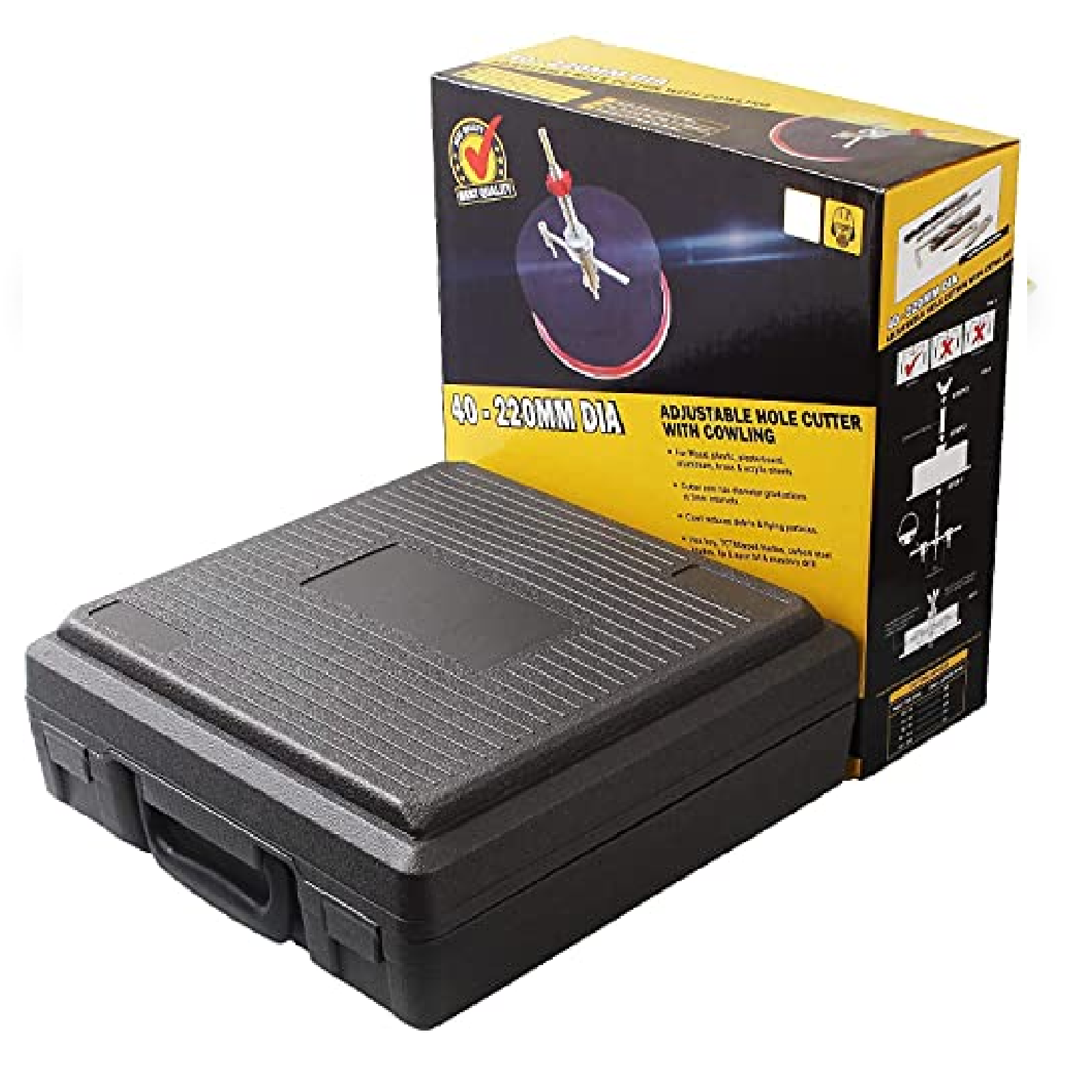 Adjustable Hole Saw Cutter With Cowling 40MM - 220MM KIT