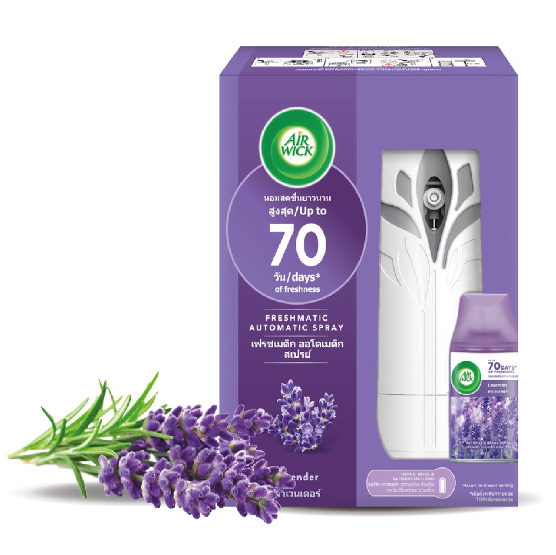 AIR WICK FRESHMATIC Starter Lavender AUTOMATIC KIT
