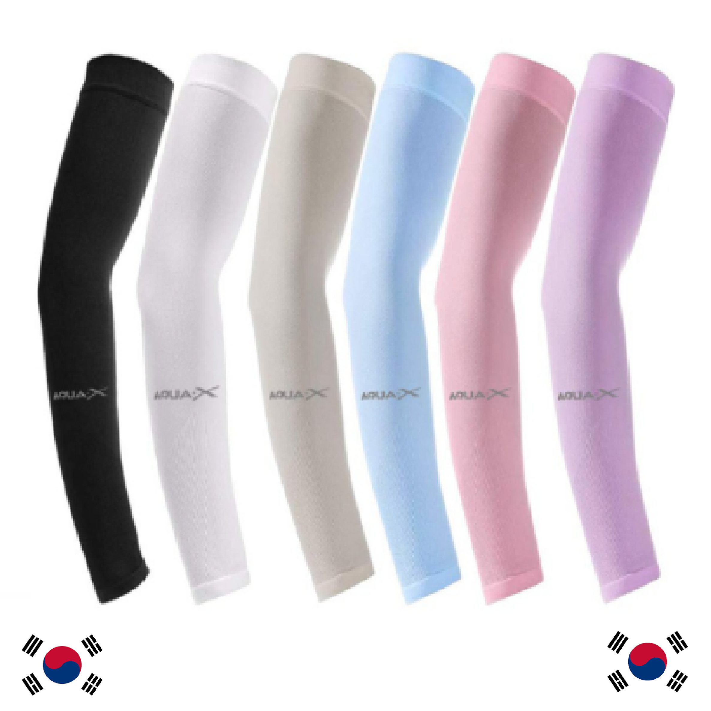 AQUA-X COOL Arm Sleeves Pair AUTHENTIC KOREA