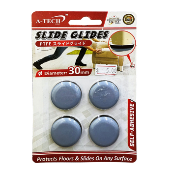 A-TECH 30MM Furniture Slide Glide 4PC/PACK