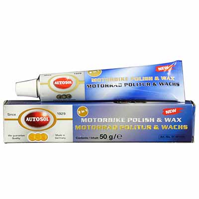 Autosol Motorbike Polish & Wax 50g Tube