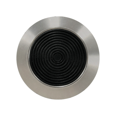 BLIND TACTILE STUD SS316 Stainless Steel With BLACK RUBBER TOP