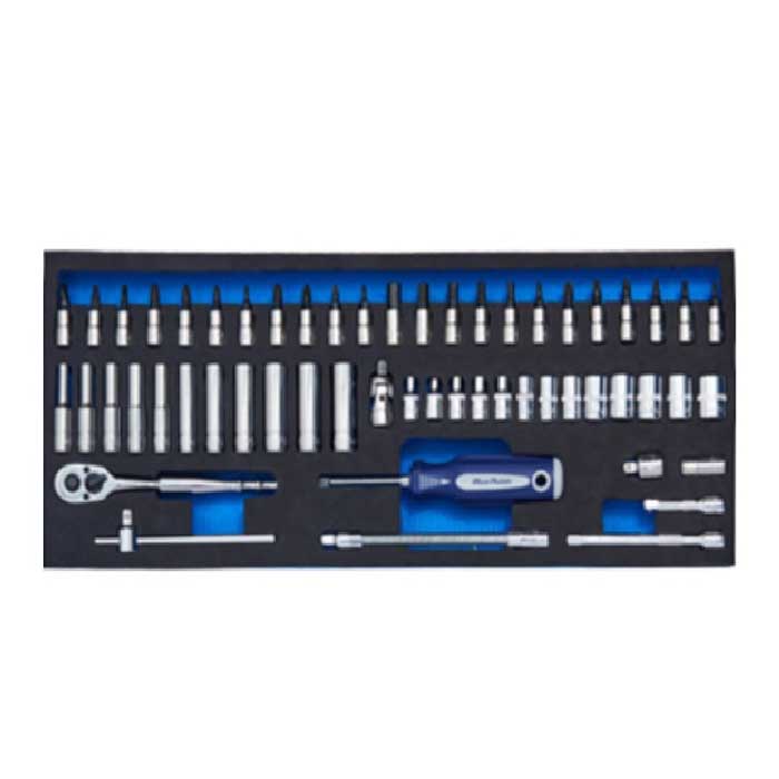 BluePoint 1/4, 3/8, 1/2 DR Sockets Master Tool Set (Red Tool Chest)