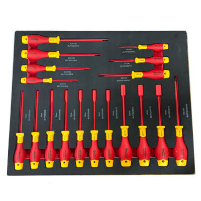 BluePoint BLPINHK115S 115PC VDE INSULATED Tool Storage Set With Pelican V600 VAULT Large Equipment Case