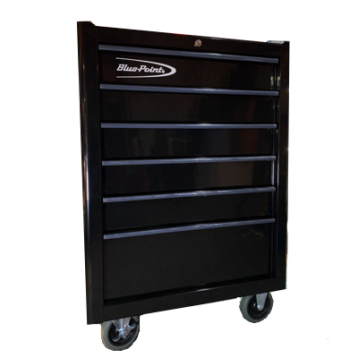 BluePoint KRB13006BLK 6 DRAWERS Roller Cabinet BLACK