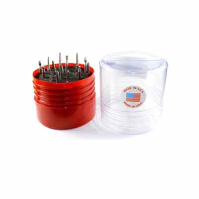 Browntool M100 Miniature 1/8 Shank Carbide Burr Set 15PC/Set