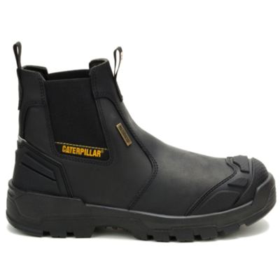 Caterpillar STRIVER XL CHELSEA Steel Toe Waterproof Safety Shoes P91818 BLACK