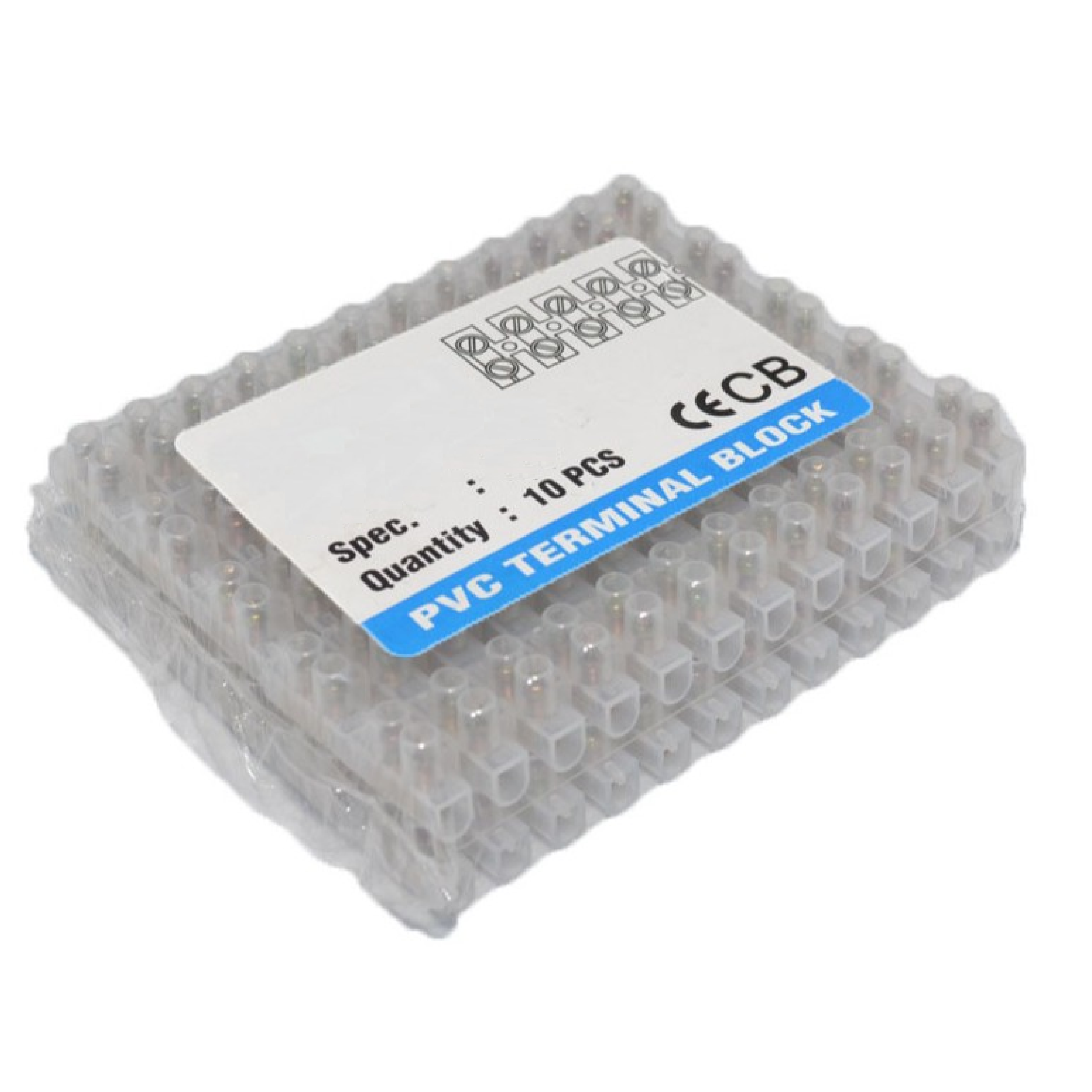 CAVICO 15A PVC CONNECTOR Terminal Block WHITE