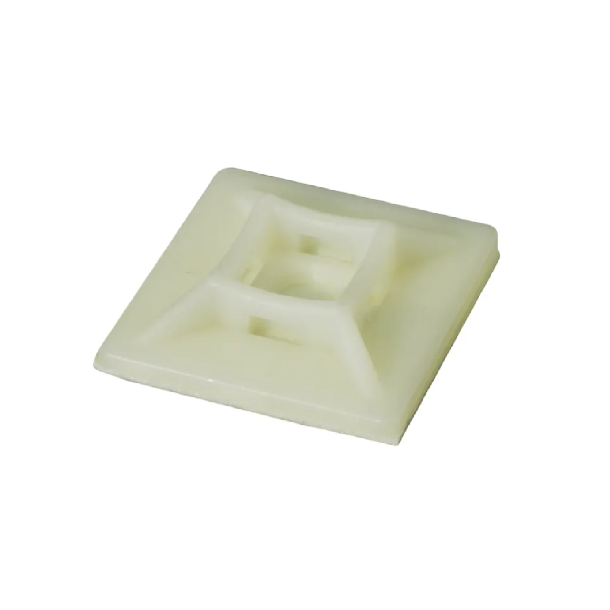 CAVICO Self Adhesive MOUNTING PAD For Cable Ties WHITE