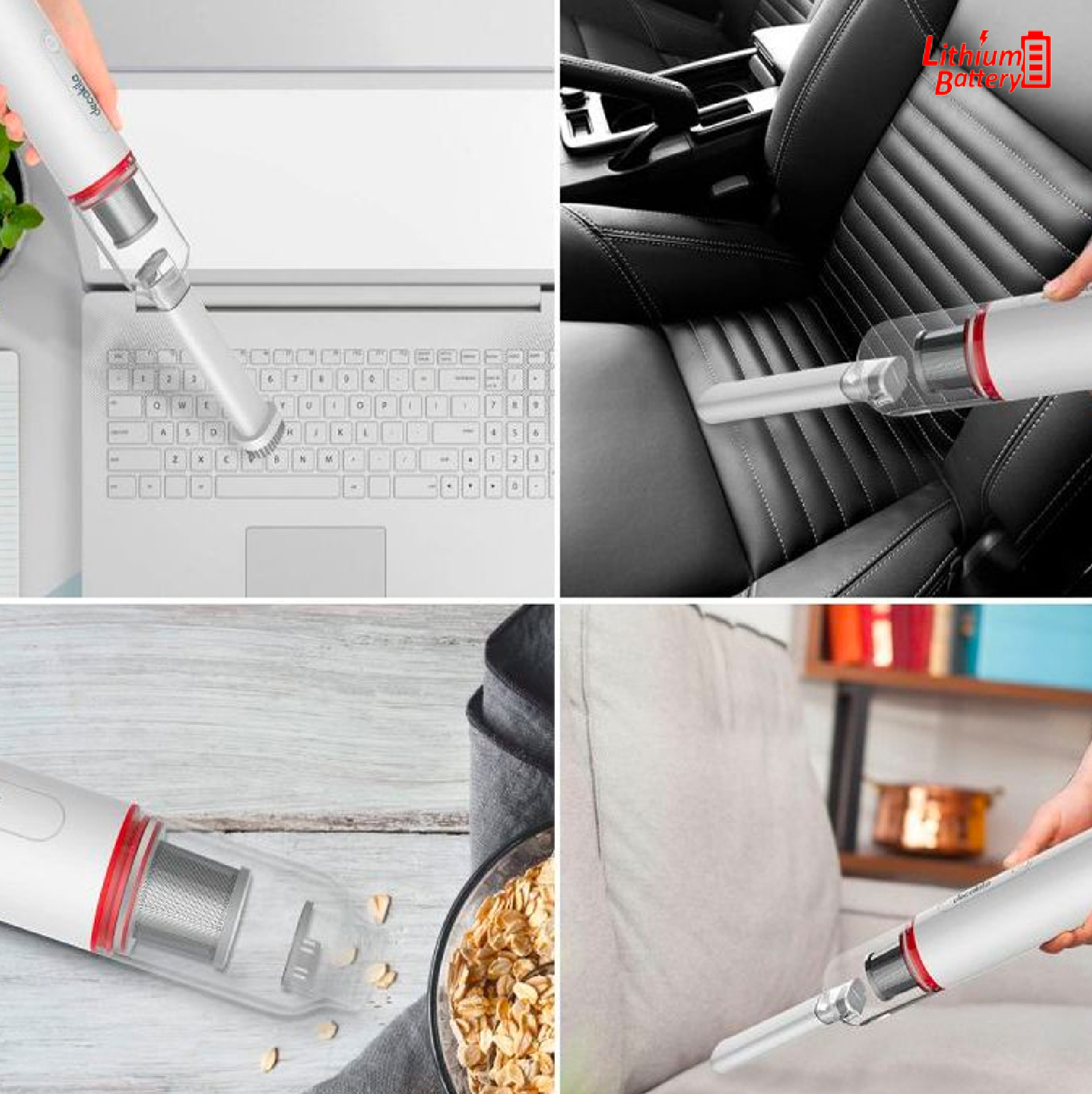 DECAKILA CMPV003W LIGHTWEIGHT Portable Vacuum Cleaner 90W 14kPa