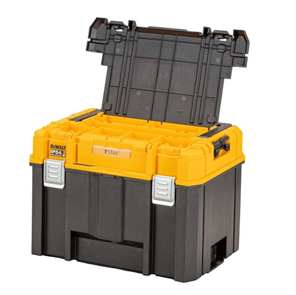 DeWalt TSTAK IP54 Organiser TOP DEEP Plastic Tool Box DWST83343-1