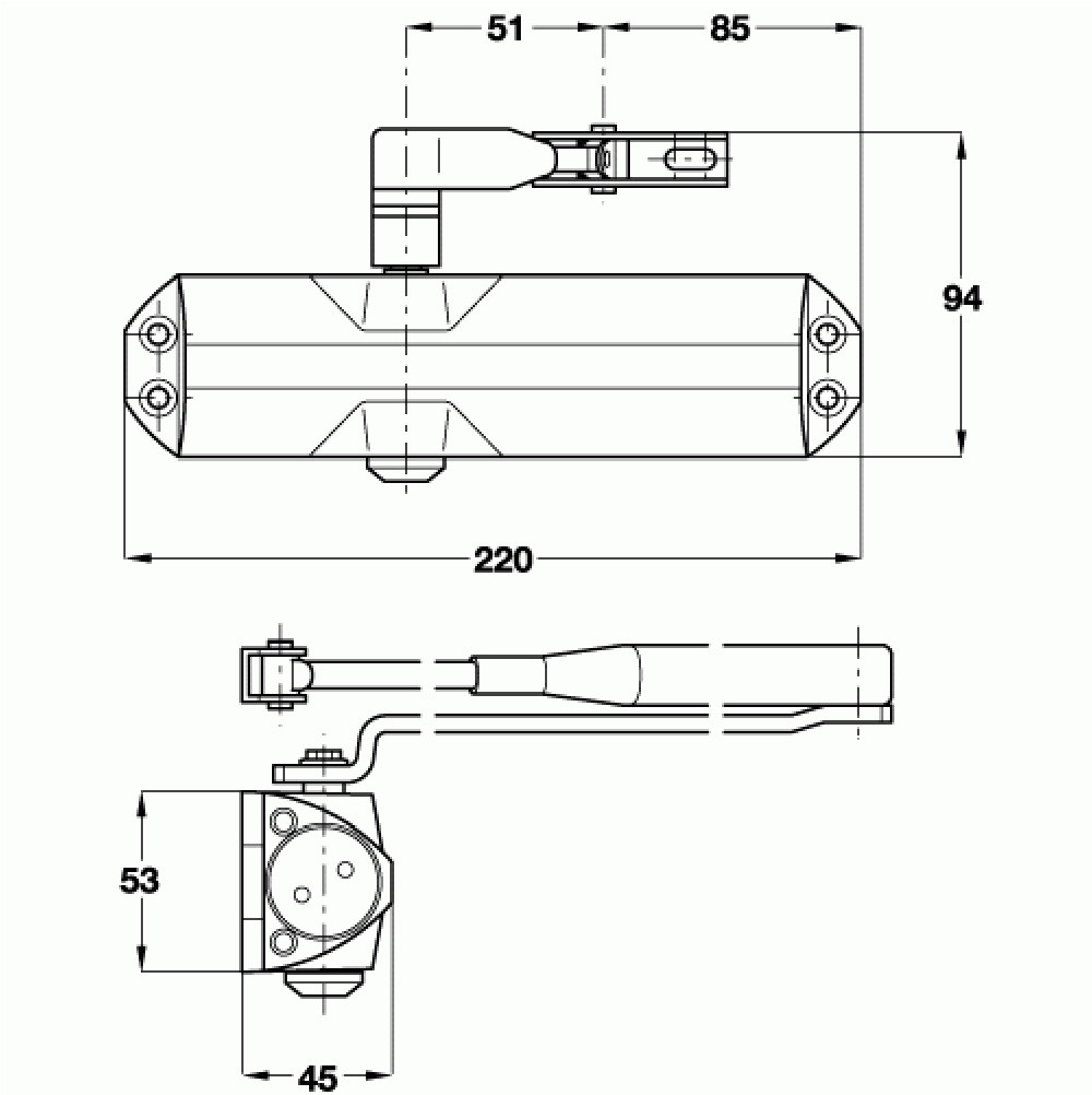 Dorma TS68 BC EN 2-4 Heavy Duty Door Closer