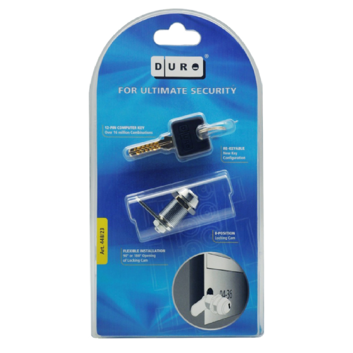 Duro Art.448/23 Cam Lock (Letter Box)