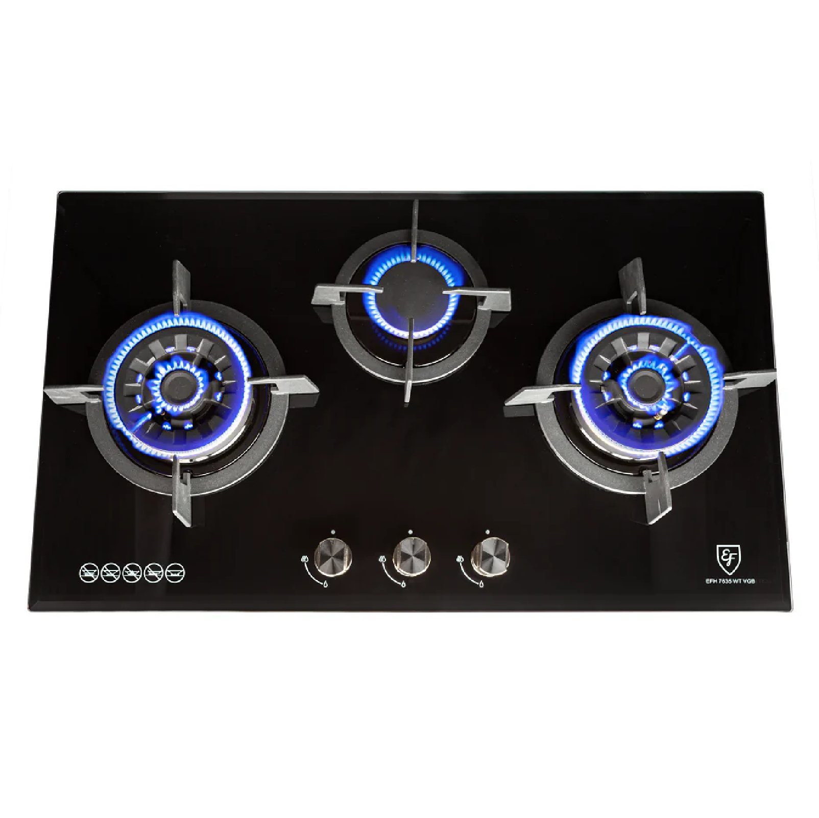 EF BUNDLE PROMO 90CM Cooker Hood + 78CM OR 86CM Gas Hob BLACK SERIES SPECIAL