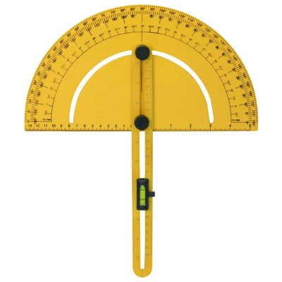 EYE BRAND 4-IN-1 Angle Finder, Regular Level, T-Square & Protractor