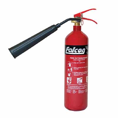 FALCON CO2 (Carbon Dioxide) Fire Extinguisher 2KG Comes With Bracket