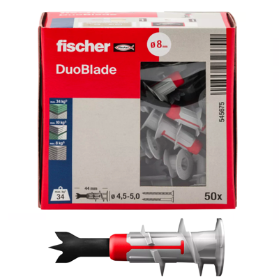 FISCHER Plasterboard Fixing DUOBLADE 50PC/BOX 545675