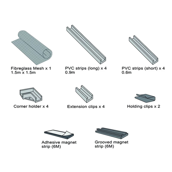 Green Hands MAGNETIC DIY INSECT Screen 1.5M X 1.5M GR-888