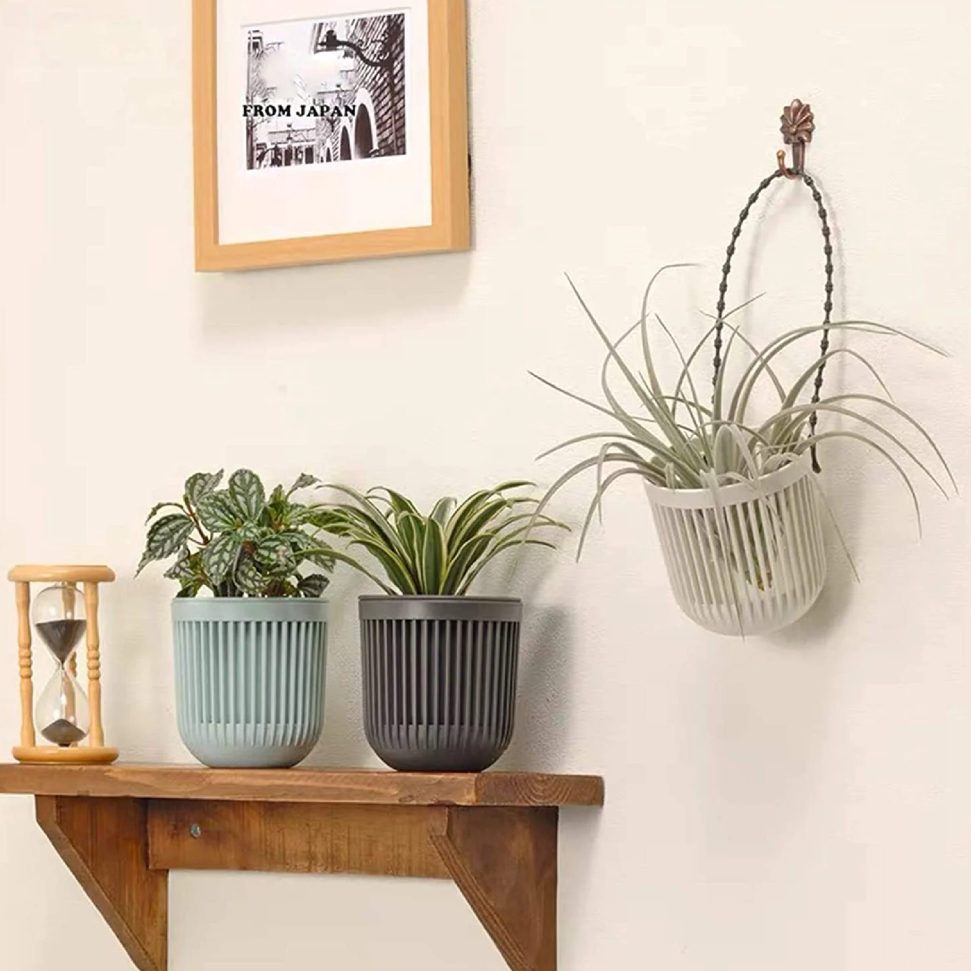 Green Hands MINI HANGING POT With DRAINAGE 8.7CM (3-1/2