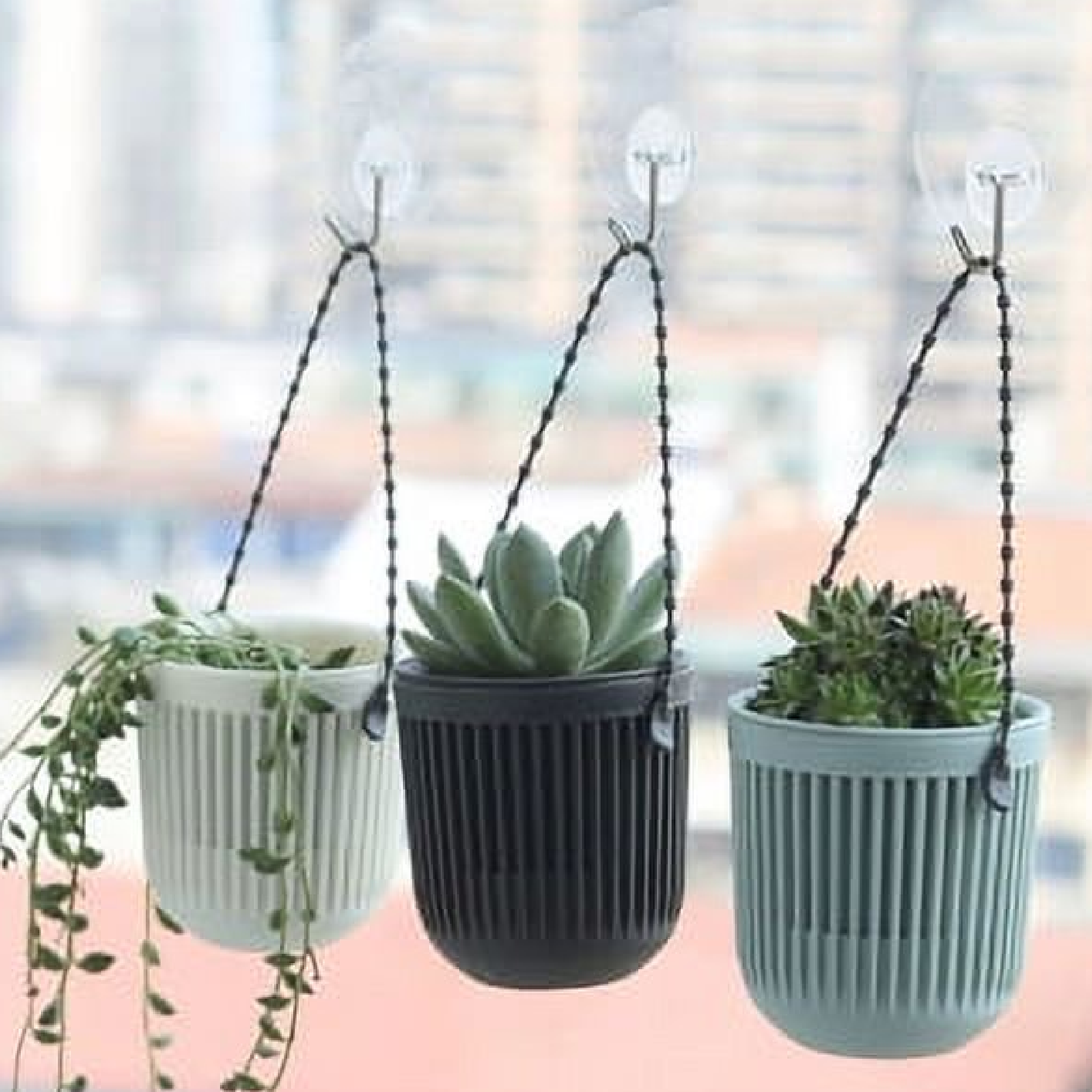 Green Hands MINI HANGING POT With DRAINAGE 8.7CM (3-1/2
