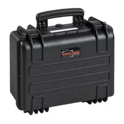 GT EXPLORER 3818B BLACK Waterproof Hard Case With Foam