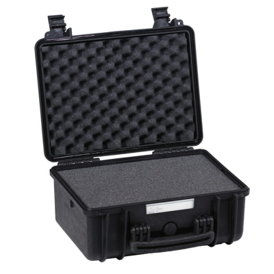 GT EXPLORER 3818B BLACK Waterproof Hard Case With Foam