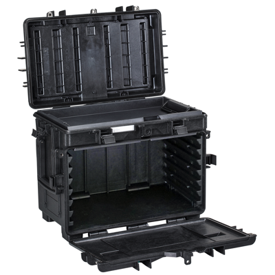 GT EXPLORER Case 5140X.B Mobility Trolley Tool Box Comes With 7 Sliding AIBOX Organizer