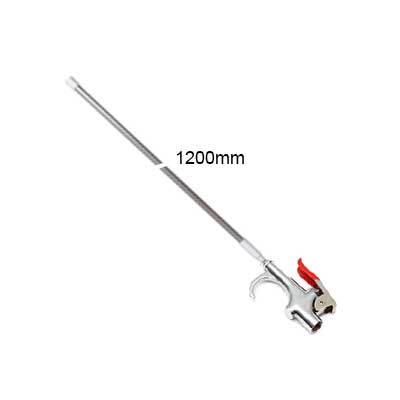 HardwareCity 1200 Stainless Steel Compressed Air Duster Gun With Extended 1200MM (4FT) Long Nozzle Threaded Tip