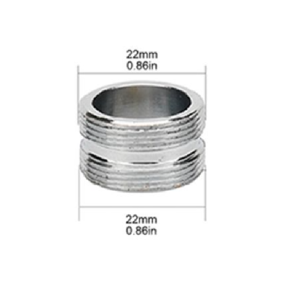 HardwareCity 22MM X 22MM Fine Thread Extension Fitting