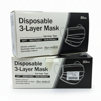 HardwareCity 3 PLY Disposable Protective Mask 50PC/BOX