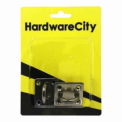 HardwareCity 6MM Surface Mounted Hook, 2PC/Pack
