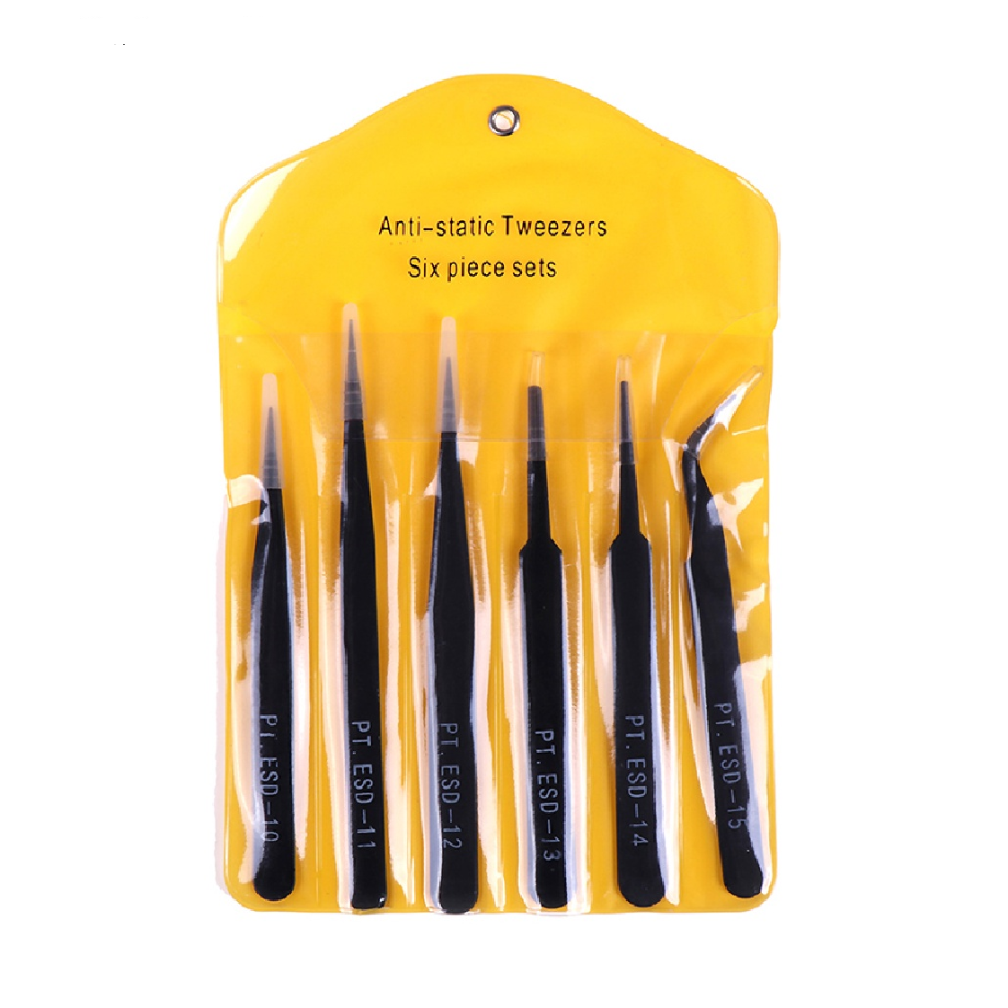 HardwareCity ANTI-STATIC ESD Tweezers Set, 6PC/Set