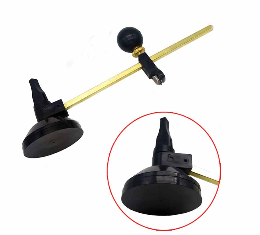 HardwareCity Diamond Roller Glass Cutter For Diameter Round Cuts Ranging 65MM - 400MM