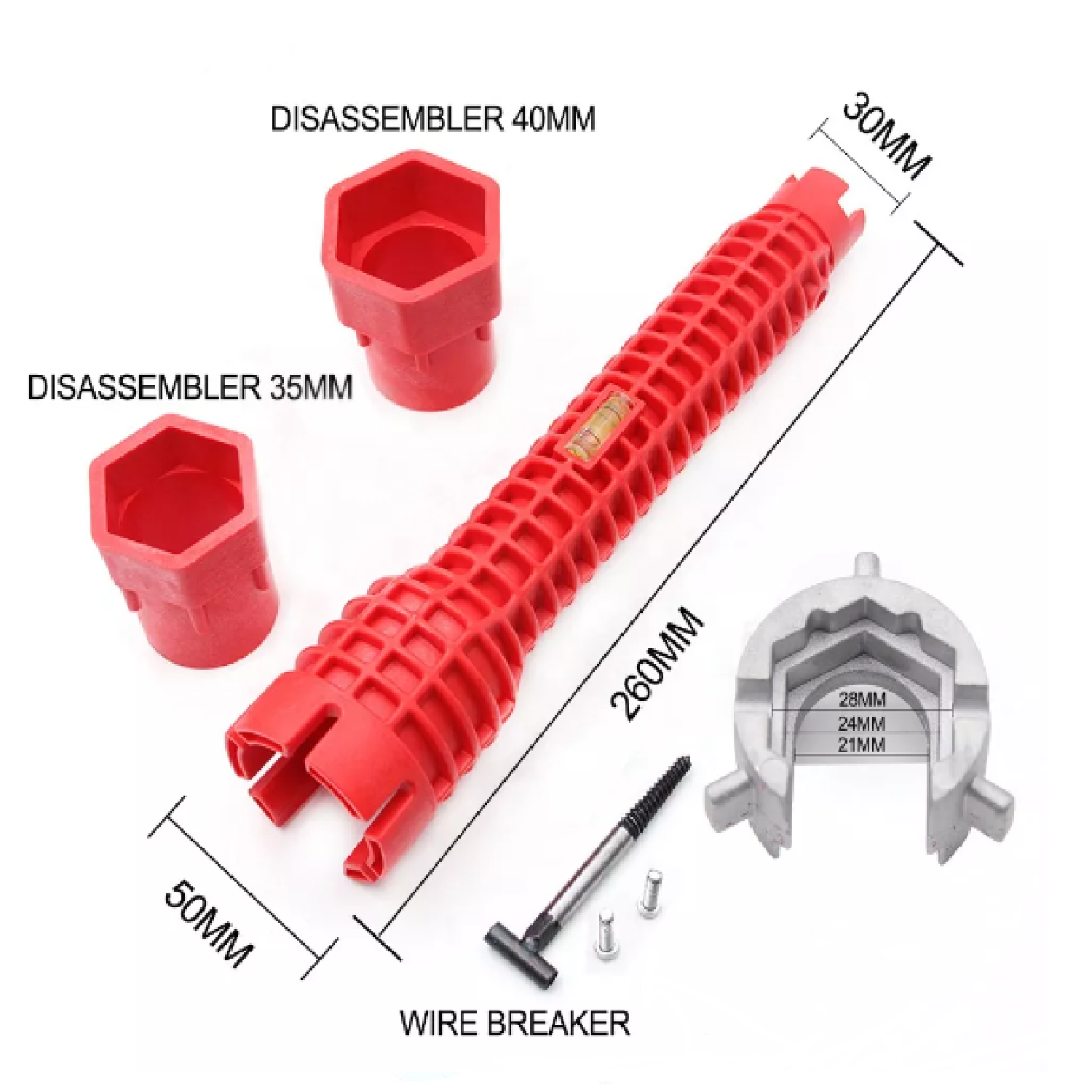 HardwareCity FAUCET & SINK Installer Tool HEXAGONAL