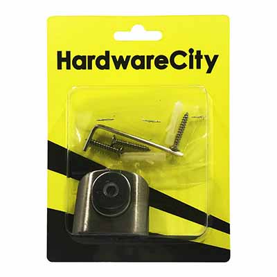 HardwareCity FLOOR MOUNTED Magnetic Holder Stainless Steel Door Stopper