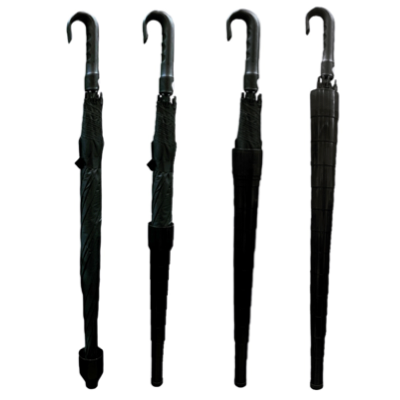 HardwareCity Long Handle Umbrella With Retractable Rain Drops Cover