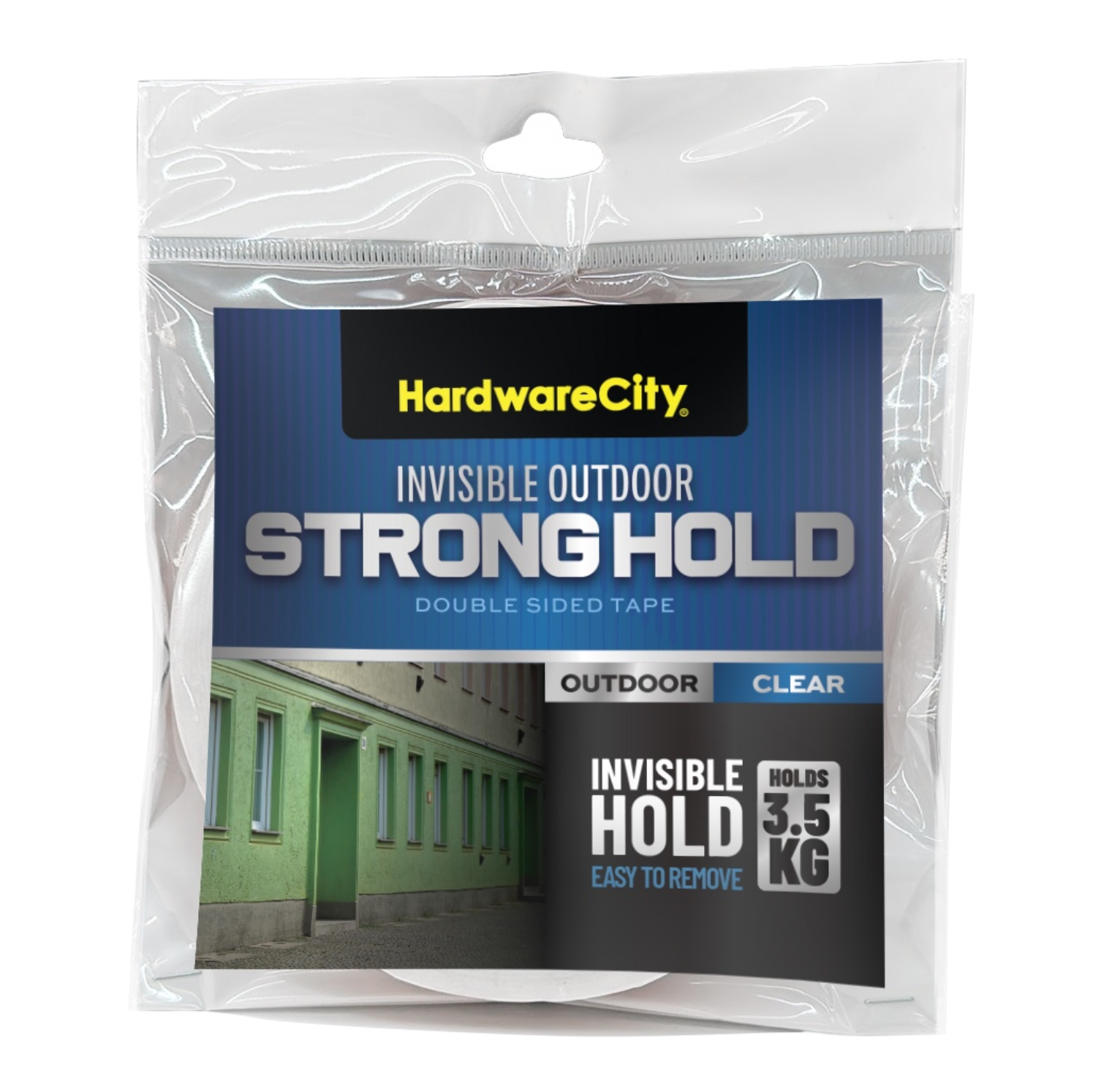 HardwareCity OUTDOOR CLEAR 12MM X 8M Heavy Duty Acrylic Double Sided Tape