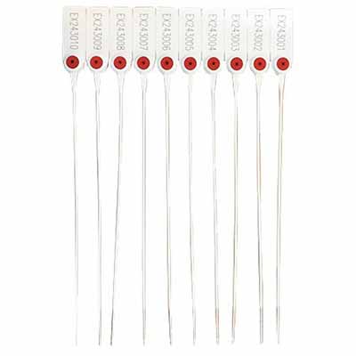 HardwareCity Serial Number Security Ties, 1000PC/Pack (Tamper Evident Zip Ties)