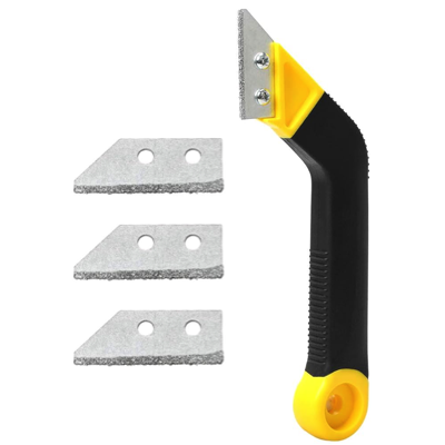HardwareCity Tile Grout Saw With EXTRA 3 X Tungsten Carbide Edge Blades