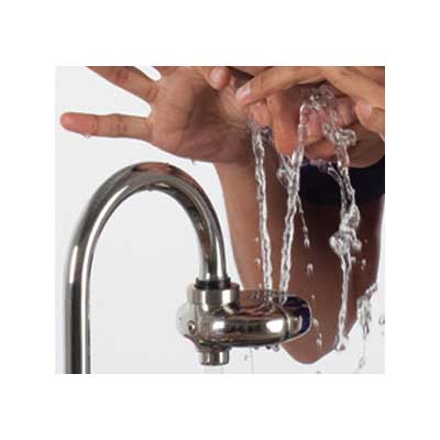 Haws AXION eyePOD Unique Faucet Mounted Eyewash Universal On Most Tapware