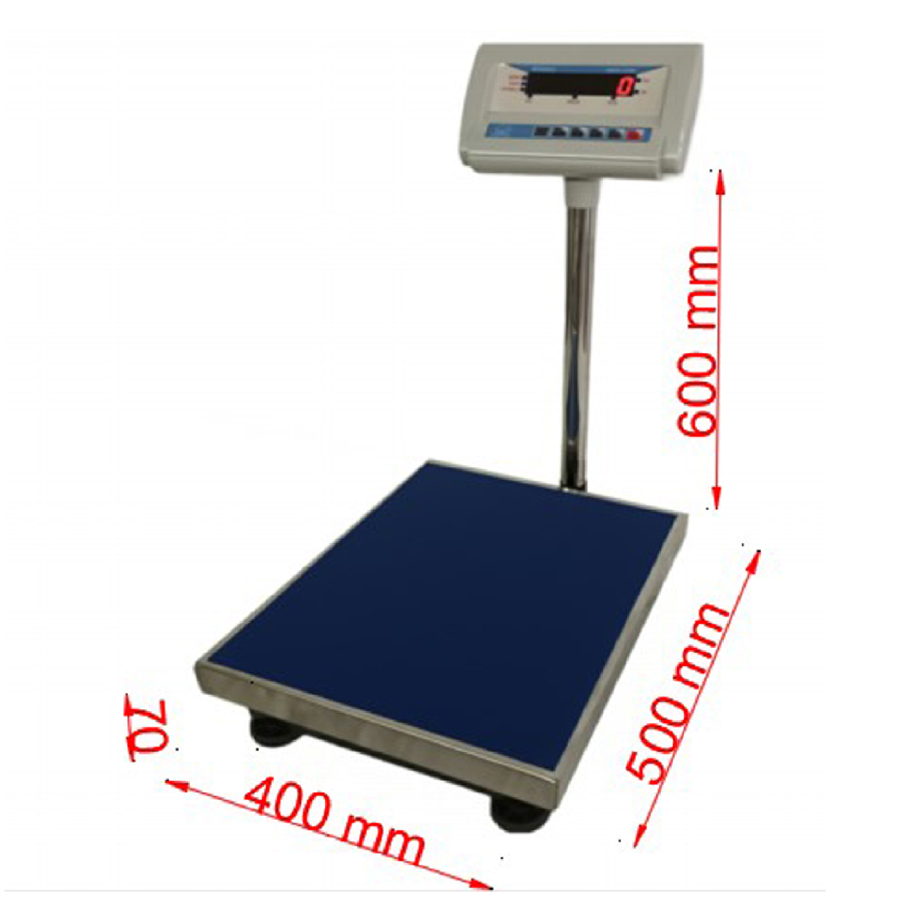 HIPPO 60KG Platform Weighing Scale With Calibration Certification (Platform 400MM X 500MM)