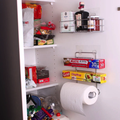 I-HOOK SUS304 Stainless Steel PANTRY ORGANIZER With NANO SUCTION