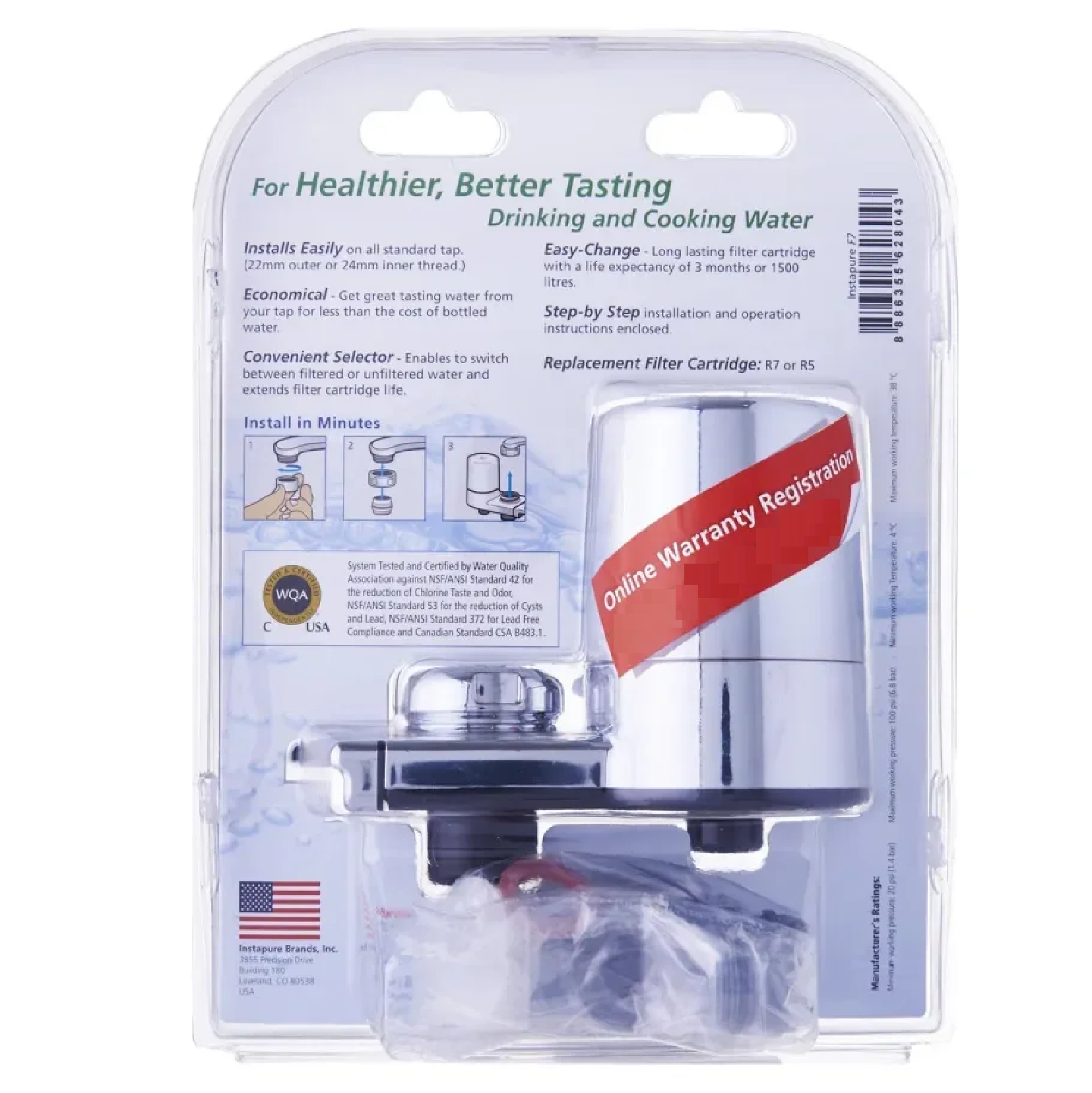 INSTAPURE F7 COMPLETE-PLUS Tap Filter System